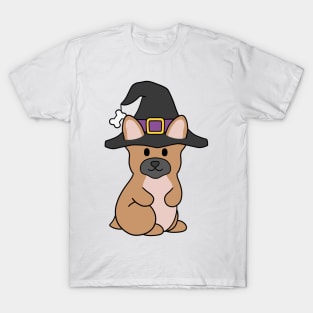 Halloween French Bulldog Brown T-Shirt